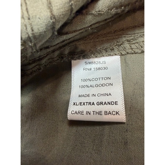 Love Tree Womens Camo Utility Field Jacket Green Cotton XL - Picture 7 of 8